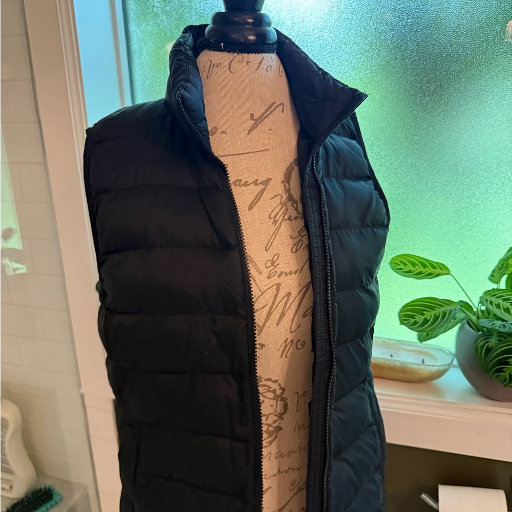 32 Degrees Black Quilted Puffer Vest